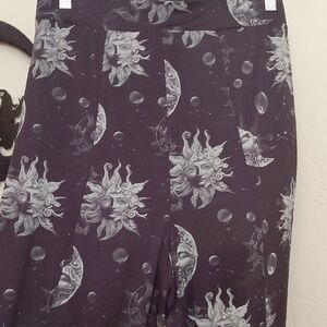 KILLSTAR 3XL AZURMENT FLARES  MOON/ SUN PRINT